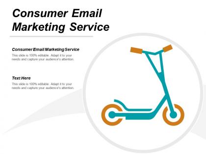 Consumer email marketing service ppt powerpoint presentation ideas background image cpb