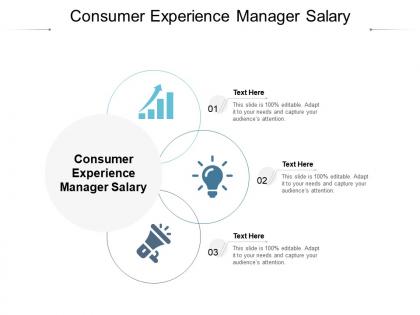 Consumer experience manager salary ppt powerpoint presentation file shapes cpb