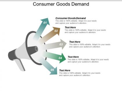 Consumer goods demand ppt powerpoint presentation model portrait cpb