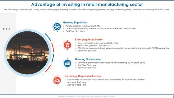 Consumer Goods Manufacturing Advantage Of Investing In Retail Manufacturing Sector