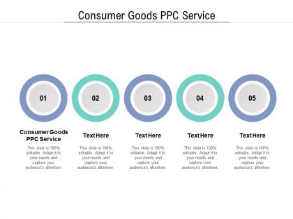 Consumer goods ppc service ppt powerpoint presentation file picture cpb