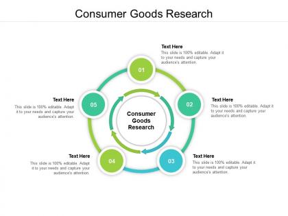 Consumer goods research ppt powerpoint presentation summary design inspiration cpb