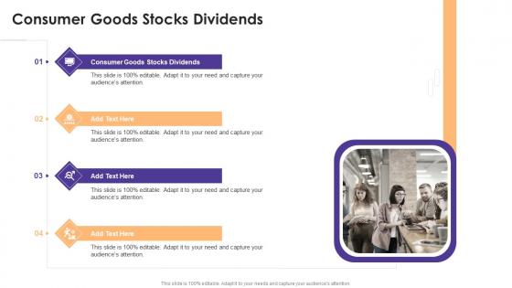 Consumer Goods Stocks Dividends In Powerpoint And Google Slides Cpb