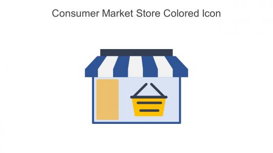 Consumer Market Store Colored Icon In Powerpoint Pptx Png And Editable Eps Format