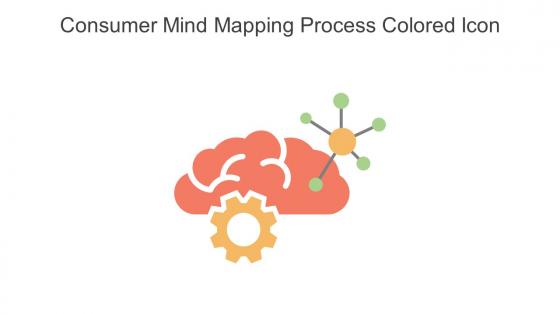 Consumer Mind Mapping Process Colored Icon In Powerpoint Pptx Png And Editable Eps Format