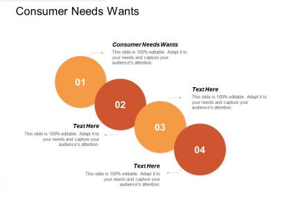Consumer needs wants ppt powerpoint presentation file templates cpb
