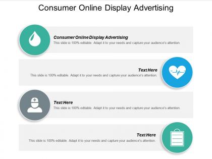 Consumer online display advertising ppt powerpoint presentation icon aids cpb
