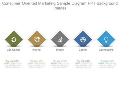 Consumer oriented marketing sample diagram ppt background images