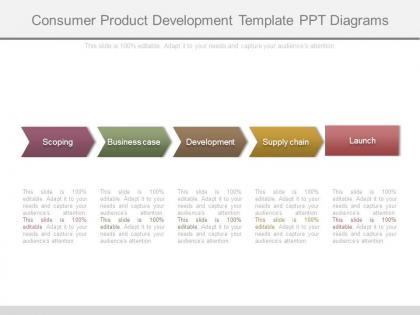 Consumer product development template ppt diagrams