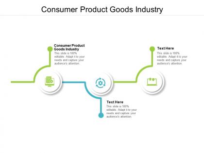 Consumer product goods industry ppt powerpoint presentation infographics file formats cpb