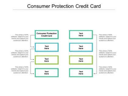 Consumer protection credit card ppt powerpoint layouts graphics example cpb