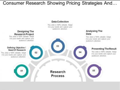 Consumer research showing pricing strategies and trend in market