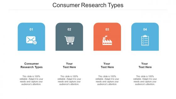 Consumer Research Types Ppt Powerpoint Presentation Show Infographic Template Cpb