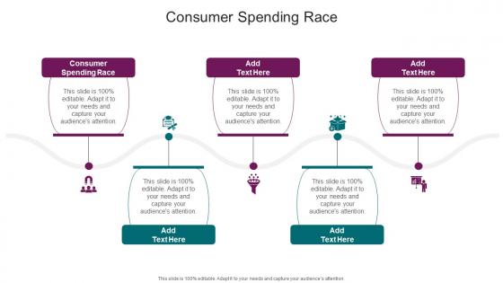 Consumer Spending Race In Powerpoint And Google Slides Cpb