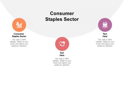 Consumer staples sector ppt powerpoint presentation styles clipart cpb