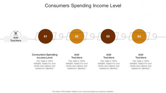 Consumers Spending Income Level In Powerpoint And Google Slides Cpb