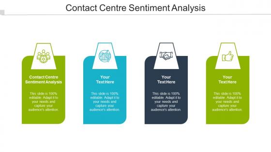 Contact Centre Sentiment Analysis Ppt Powerpoint Presentation Styles Templates Cpb