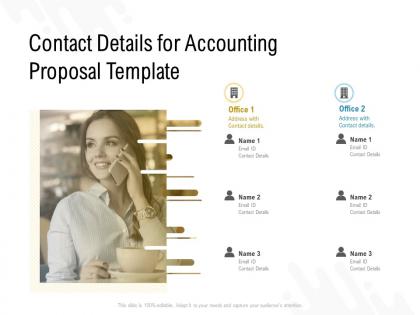 Contact details for accounting proposal template ppt powerpoint presentation slides tips