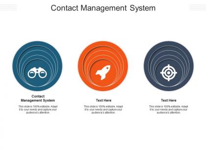 Contact management system ppt powerpoint presentation gallery slides cpb