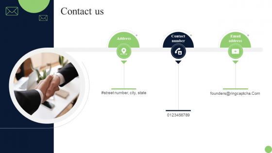 Contact Us Centralized SMS Management Platform Investor Funding Elevator Pitch Deck