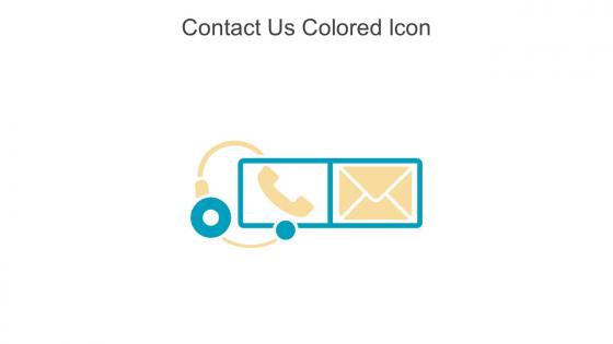 Contact Us Colored Icon In Powerpoint Pptx Png And Editable Eps Format