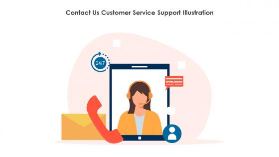 Contact Us Customer Service Support Illustration