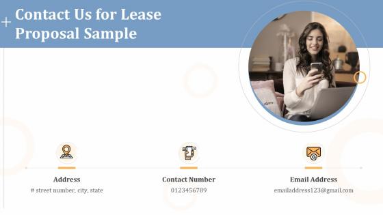 Contact us for lease proposal sample ppt powerpoint presentation lists