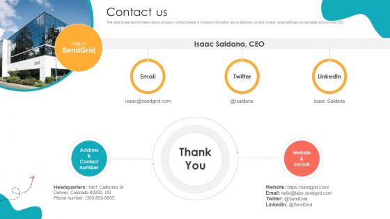 Contact Us Transactional Email Services Pitch Deck