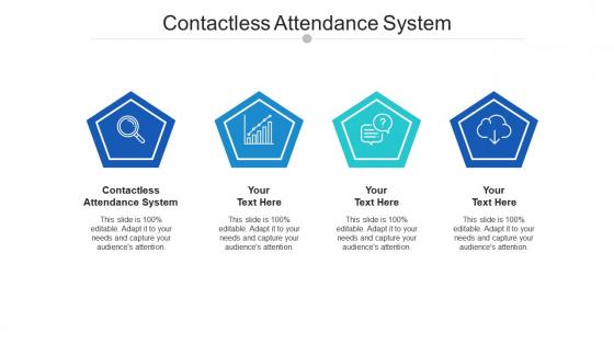 Contactless attendance system ppt powerpoint presentation pictures slides cpb