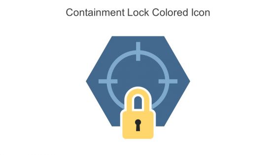 Containment Lock Colored Icon In Powerpoint Pptx Png And Editable Eps Format