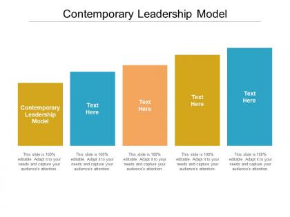 Contemporary leadership model ppt powerpoint presentation infographic template layout cpb