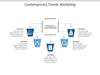 Contemporary trends marketing ppt powerpoint presentation gallery slides cpb