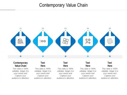 Contemporary value chain ppt powerpoint presentation show display cpb
