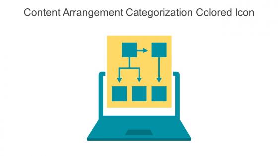 Content Arrangement Categorization Colored Icon In Powerpoint Pptx Png And Editable Eps Format