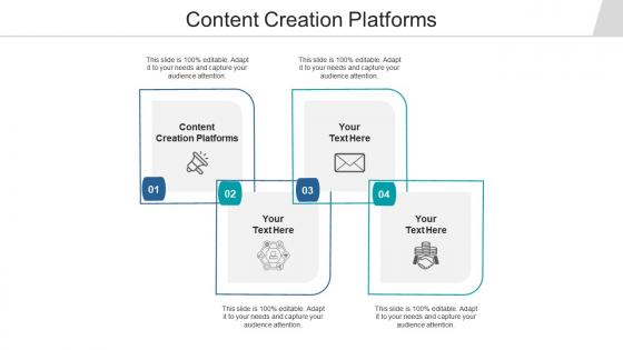 Content creation platforms ppt powerpoint presentation model ideas cpb