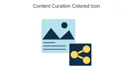 Content Curation Colored Icon In Powerpoint Pptx Png And Editable Eps Format