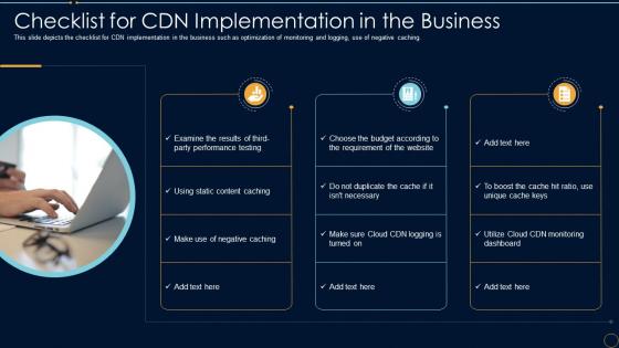 Content Delivery Network It Checklist For Cdn Implementation In The Business