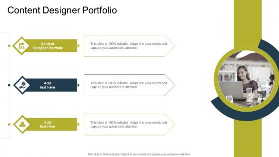 Content Designer Portfolio In Powerpoint And Google Slides Cpb