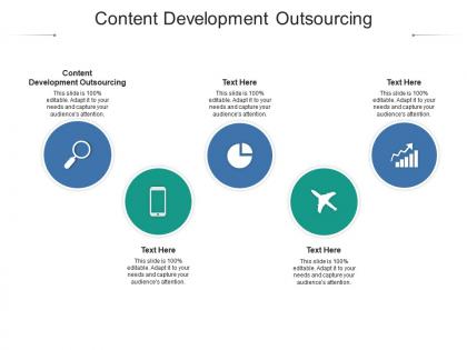 Content development outsourcing ppt powerpoint presentation slides graphics example cpb