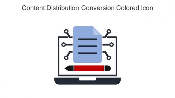 Content Distribution Conversion Colored Icon In Powerpoint Pptx Png And Editable Eps Format