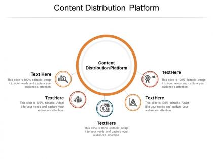 Content distribution platform ppt powerpoint presentation portfolio shapes cpb