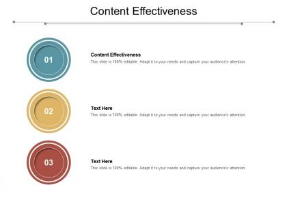 Content effectiveness ppt powerpoint presentation diagram templates cpb