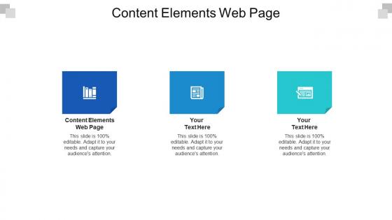 Content elements web page ppt powerpoint presentation styles structure cpb