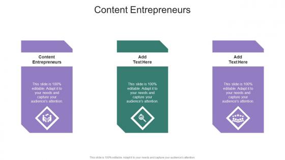 Content Entrepreneurs In Powerpoint And Google Slides Cpb
