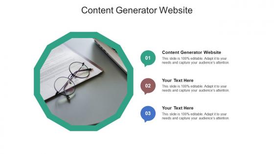 Content generator website ppt powerpoint presentation summary layout cpb