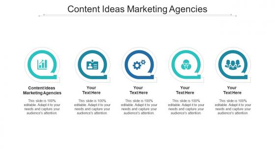 Content ideas marketing agencies ppt powerpoint presentation model cpb