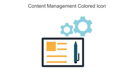 Content Management Colored Icon In Powerpoint Pptx Png And Editable Eps Format