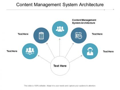 Content management system architecture ppt powerpoint presentation pictures vector cpb