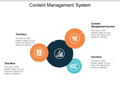 Content management system ppt powerpoint presentation icon brochure cpb