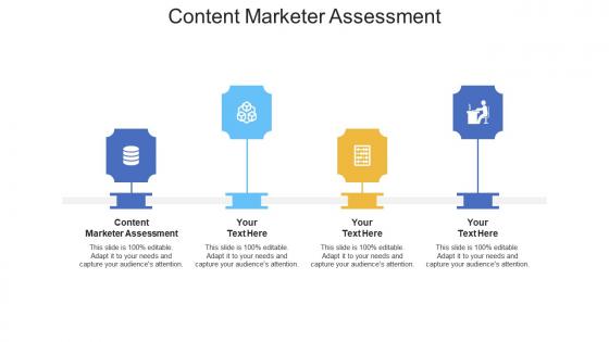 Content marketer assessment ppt powerpoint presentation layouts outfit cpb